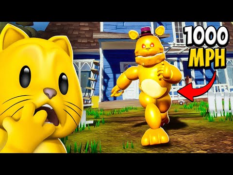 I Beat The FAST FREDBEAR Hello Neighbor Mod! (IT IS INSANE!)