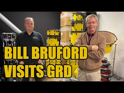 Bill Bruford visits Graham Russell Drums