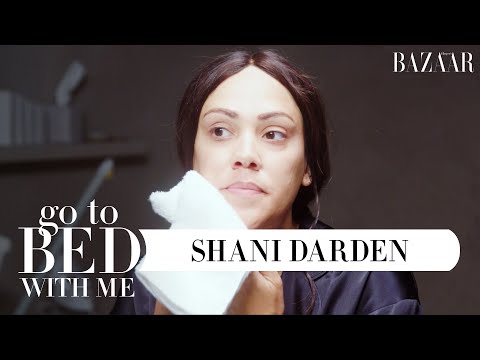 Celebrity Facialist Shani Darden's Nighttime Skincare Routine | Go To Bed With Me | Harper's BAZAAR