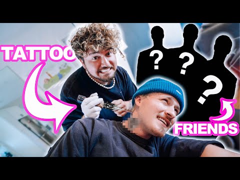 I Let Jc Caylen Tattoo Me... & Let My Friends Draw It!!