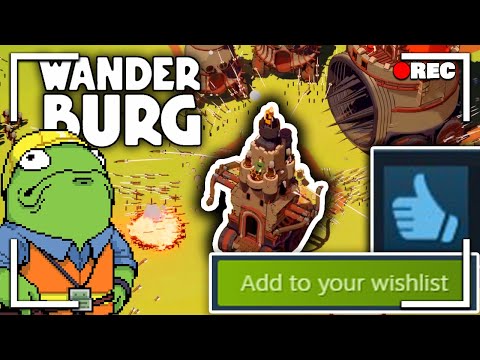Wanderburg, A GIANT CASTLE TANK SURVIVAL Battle Royale Action RPG Roguelike