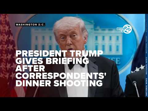 President Trump's briefing after Correspondents' Dinner shooting