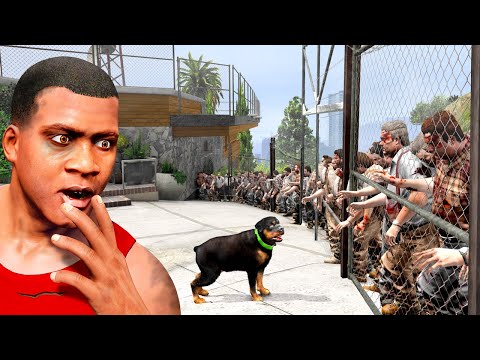 SAVING Franklin's House from ZOMBIES! (GTA 5)