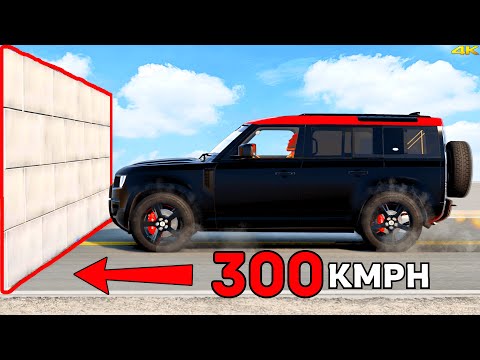 Defender vs Wall at 300 KMPH – Will It Break Through?