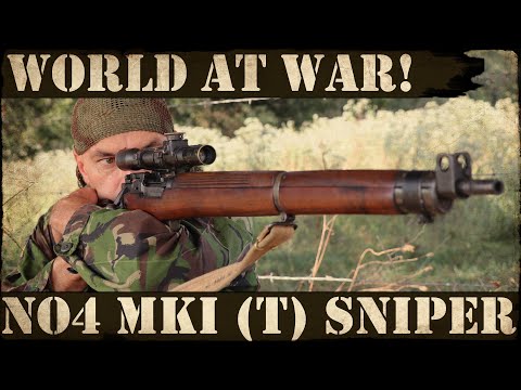 World at War:  700 Yards Mayhem - British Sniper vs German Sniper - No4 MKI T vs High Turret!
