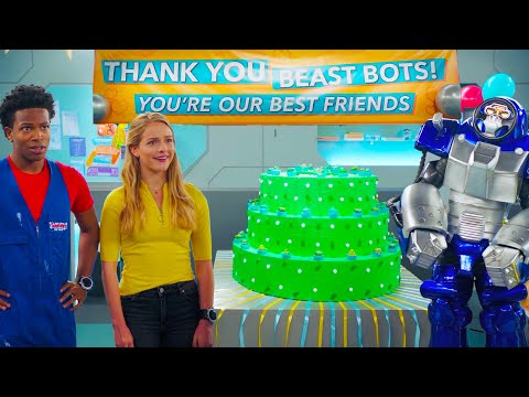 Rangers Throw a SURPRISE Birthday Party! ππ€ | Power Rangers Beast Morphers | Kids Cartoon