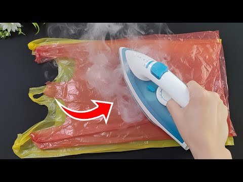 Put a Hot Iron on a Plastic Bag 😱 and See What Almost No One Could Imagine! | Creation Hack