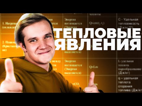 Всё про тепловые явления за 10 минут для ЕГЭ 2025 по физике
