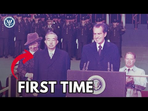 Emperor Hirohito of Japan Steps Foot On Foreign Soil (First Time!)