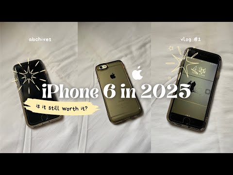 📦 unboxing iPhone 6 in 2025 | camera test ☾ ྀི | abchives