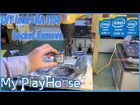 How To DIY CPU socket Remove for repair Intel LGA - 388