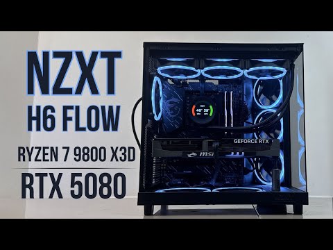 NZXT H6 Flow RGB Ultimate Beast ATX Build | RTX 5080 | Ryzen 7 9800X3D