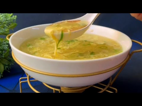Perfect Egg Drop Soup | 10 Minutes Egg Soup Recipe | How to Make Quick and Easy Egg Soup at Home