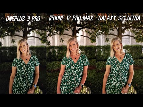 OnePlus 9 Pro vs iPhone 12 Pro Max vs Galaxy S21 Ultra Camera Test Comparison