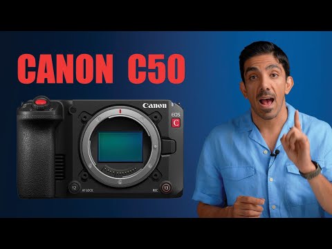 مشخصات و بررسی تخصصی دوربین Canon EOS C50