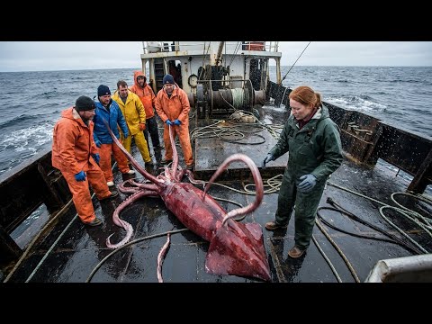 Inside the Largest Squid Processing Facility – 200,000 Pounds of Calamari Daily