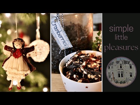 Cosy Days Before Christmas | Vintage Thrift Finds, Simple Upcycling & Tasty Chocolate Bark