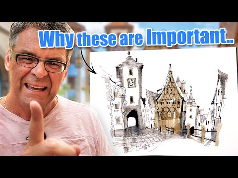 Ian Fennelly teaches you how to do FAST and Easy URBAN SKETCHING.