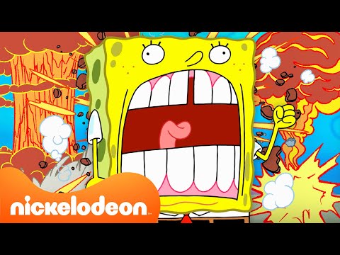 SpongeBob | SpongeBob-Charaktere EXPLODIEREN 30 Minuten lang 💥 | Nickelodeon Deutschland