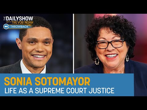Sonia Sotomayor - A Day in the Life of a Supreme Court Justice | The Daily Show