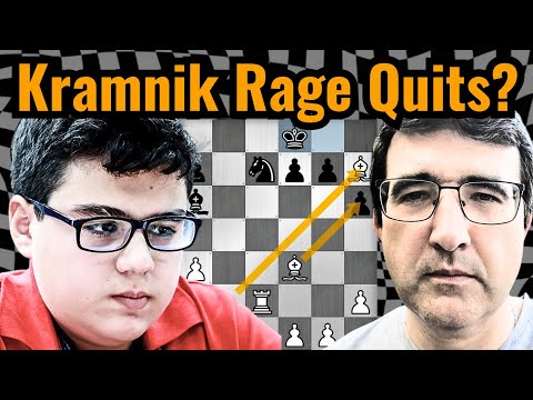 14 yo Chess Genius DESTROYS Kramnik 8 Times! He Won't Quit SACRIFICING!
