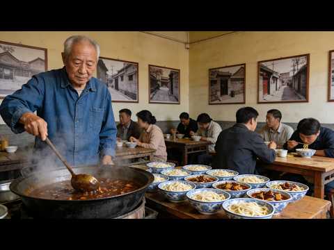 老北京人最爱的打卤面！大爷坚持每天现做，三汤合一做卤子，回头客吃了十年也不腻！【味道掌门】