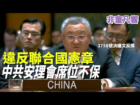 【非童凡響】中共沒有資格當聯合國常任理事國，既欠缺法律依據，所做所為也不夠格坐在安理會。川普會不會處理它？最佳時刻，何時處理它？｜2025.5.1