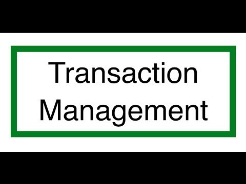 Introduction To Transaction Management