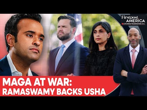 JD Vance, Vivek Ramaswamy Clash Over Racism As MAGA Rift Explodes | Firstpost America | N18G