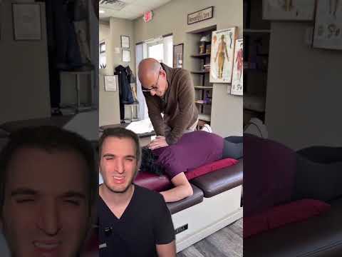 Some clicks, back crunches, and neck snaps for this patient who is 21 weeks pregnant.