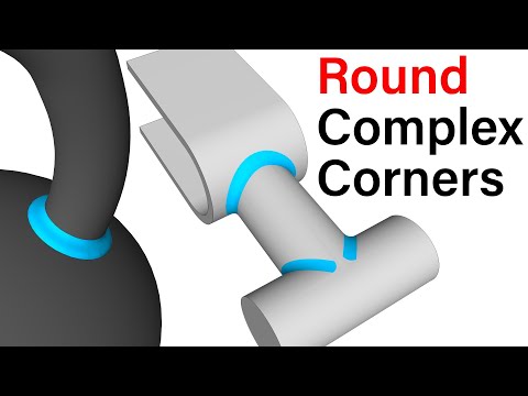How to Round Complex Corners in SketchUp