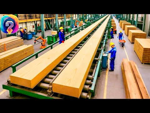 КАК ПРОИЗВОДЯТСЯ ДОСКИ ИЗ ДЕРЕВА на МЕГАЗАВОДЕ в США! Уникальные кадры с производства!