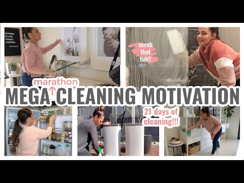 MEGA CLEANING MOTIVATION MARATHON - 21 Days Of Cleaning, Decluttering & Organising Inspiration