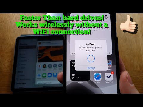 How to use Apple AirDrop to send large files really fast and easy on the iPad, iPhone and Mac!