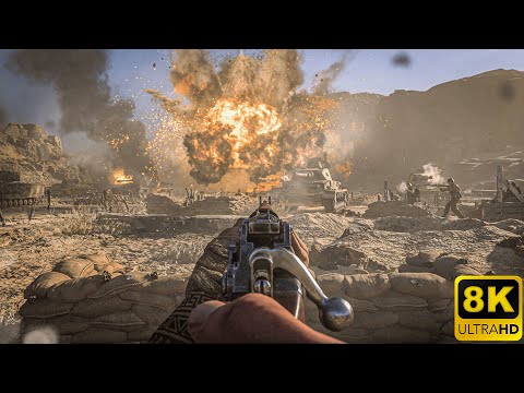British Army｜Battle of El Alamein｜Egypt October 1942｜Call of Duty Vanguard - 8K HDR
