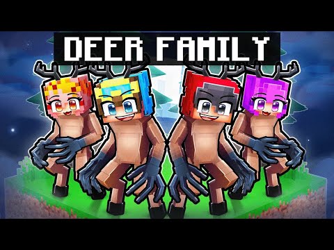 Having a DEER FAMILY in Minecraft!