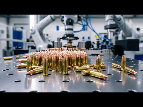 How 9mm Ammo Is Made 🔥 Inside the Amazing Bullet Manufacturing Process