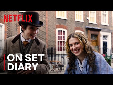 Millie Bobby Brown Behind the Scenes with Henry Cavill & Louis Partridge | Enola Holmes 2 | Netflix