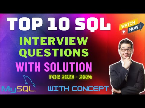 Top 10 SQL Interview Questions and Answers | SQL Interview Questions 2023 | #sql
