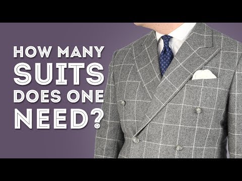 How Many Suits Does A Man Really Need? & What Suit Style & Color To Buy - Gentleman's Gazette