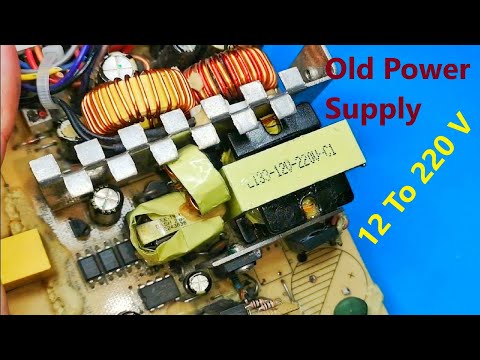 Do it Yourself  Inverter,  Power Supply To inverter From  Old Computer
