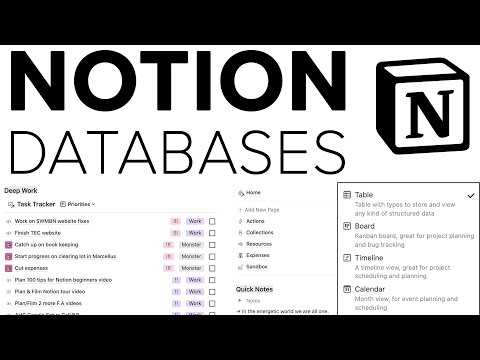 All Notion Databases Explained in Under 30 Minutes! (Full Guide)