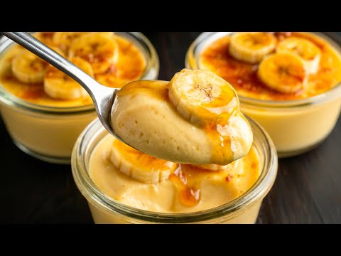 My Family Trick! ONLY MILK AND BANANA! The most delicious BANANA dessert in 5 minutes!