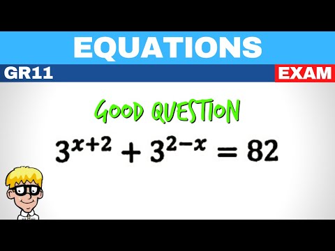 9b) Exponential equations gr 11