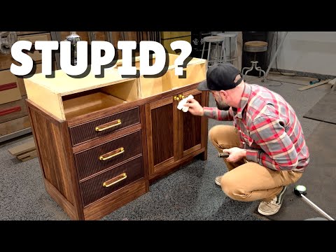 This Was Harder Than It Looks || How to Build a Bathroom Vanity With Drawers