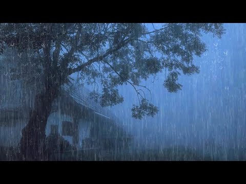 Lluvia Relajante Para Dormir en 2 Minutos - Sonido de Lluvia y Truenos en Hermoso Bosque