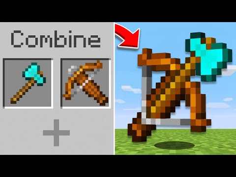 I COMBINED Items in Minecraft...