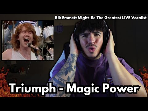 Legendary🎤! Triumph’s Magic Power Left Me SPEECHLESS| First Time Reaction Triumph- Magic Power(Live)