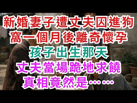 |深夜淺談|新婚妻子遭丈夫囚進狗窩，一個月後離奇懷孕；孩子出生那天，丈夫當場跪地求饒，真相竟然是……#家庭故事 #婚姻真相 #人性反轉 #命運捉弄 #善惡有報 #因果循環 #晚年省思 #人生啟示
