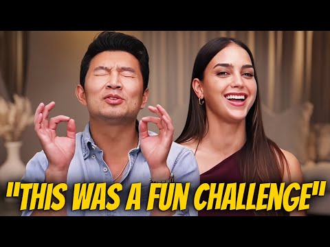 Simu Liu & Melissa Barrera Talk The Copenhagen Test: Spy Tech & Wonder Woman Fan Casting